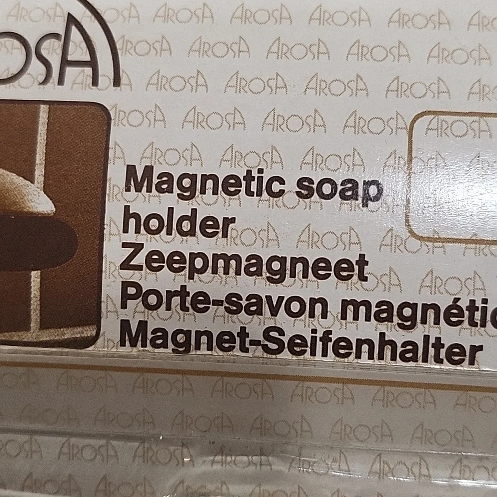 Vintage NIB Rubbermaid Designer Collection Toothbrush Arosa Magnetic Soap Holder